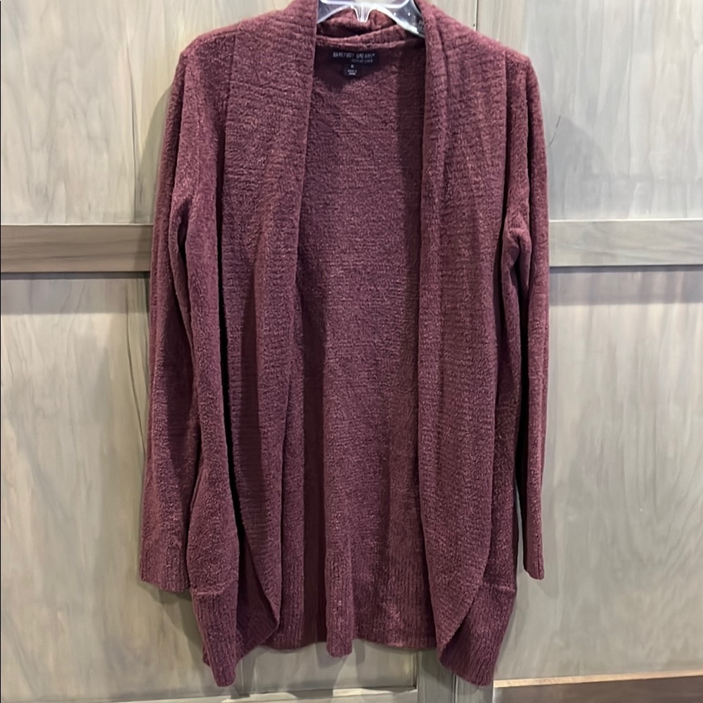 Women's Burgundy Cardigan Sweater